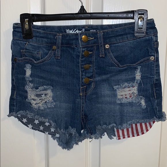 Target Pants - 4th of July blue jean shorts